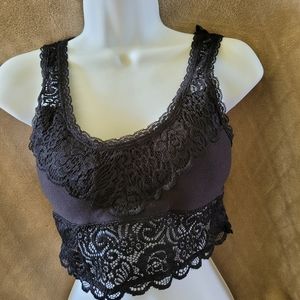 Black patted Bralette